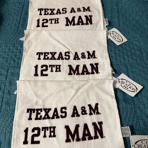 NWT 3 pack of Texas A&M Aggie 12th Man Towels